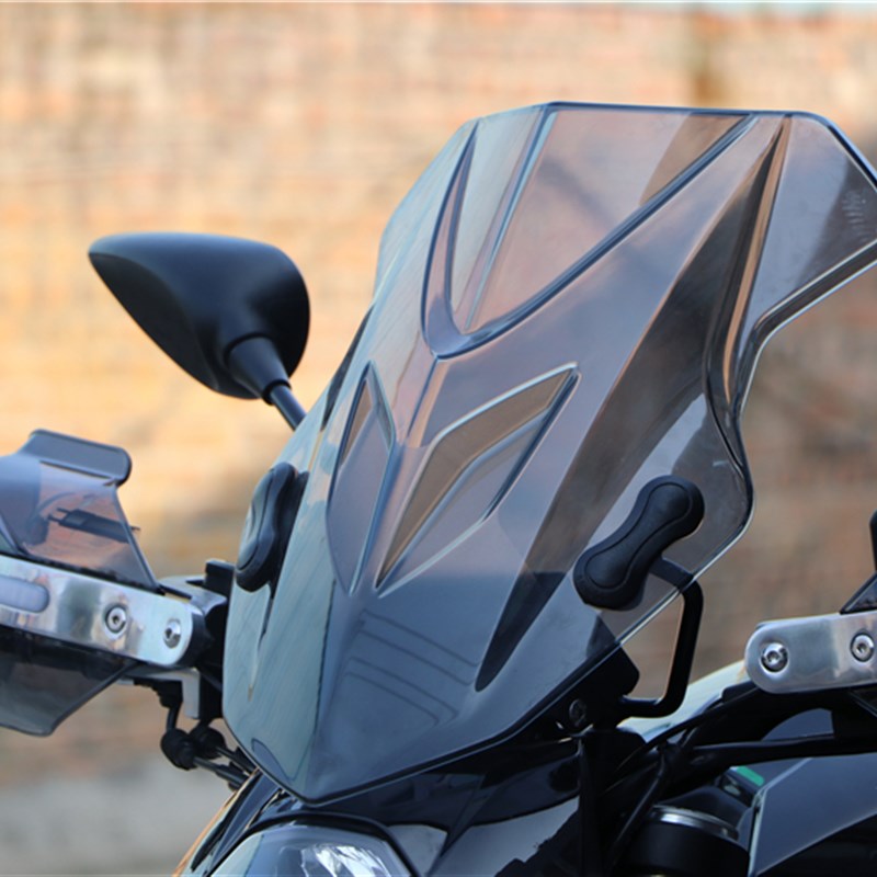 适用于贝纳利黄龙600前挡u风玻璃PC风挡黄龙600GS改装挡风罩配件