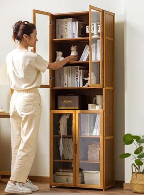 书架落地书柜桌面上儿子童窄缝隙置易60417物公架收纳小型办简实