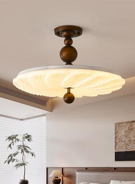 法宋式室中古代美学32688卧书灯吸顶灯奶油风主卧灯美拉德风房灯