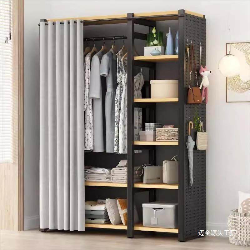 金属衣柜卧室家易用用闭简组装铁衣柜结实艺耐GJS开放式洞板衣橱,标准件/零部件/工业耗材,车间地垫,淘宝优惠券,粉丝福利购,淘宝优惠卷