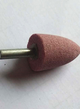 6mm柄棕刚玉红色圆柱圆锥电动砂轮打磨磨C头6*14/16/20/25/30包邮