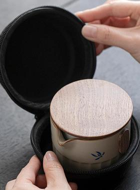 旅行茶壶具功套装一壶37477杯便携式客杯仿二古夫户外泡茶商务礼