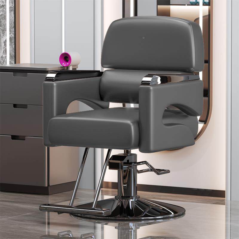 理发店剪椅子发发座椅椅可放廊倒旋转可242升降烫染用椅美发店子