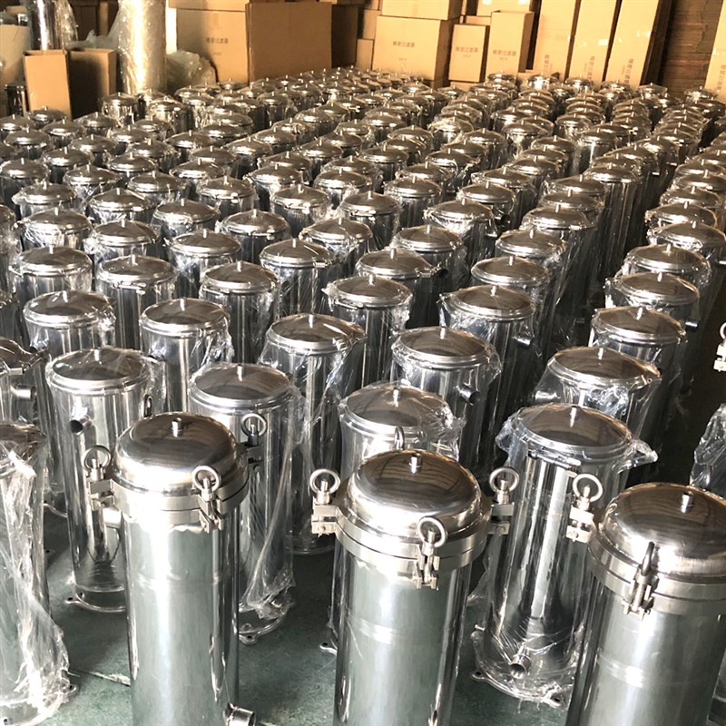 304不b锈钢保安精密过滤器5芯7芯20寸30寸40寸前置预处理PP棉滤芯