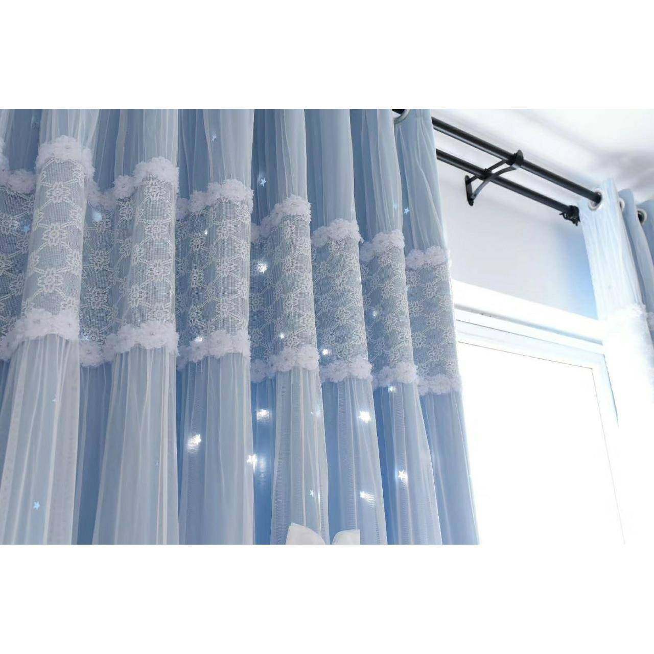 梦幻镂星成品窗帘网红抖音款同星透气遮阳空卧室成ZPU品帘,居家布艺,窗纱,淘宝优惠券,粉丝福利购,淘宝优惠卷