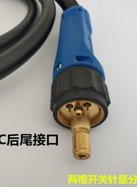 XD350a500S气保焊机配件加粗OTC200A350A500二保焊枪把工业级紫铜