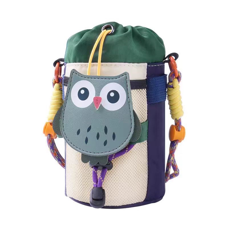 2024新款超可爱露营风自行单车骑行挂包水壶杯前车筐收纳包