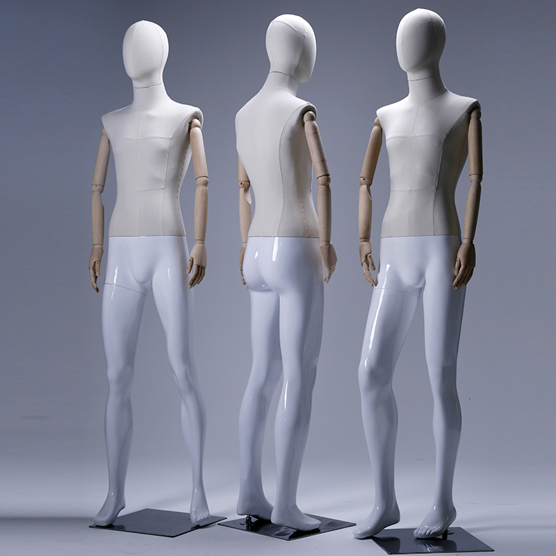 韩版服装店全身人体包布男模特架子服装店橱窗模特道具展示架