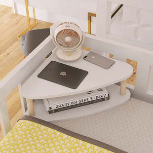 宿舍床头放东西置物架寝室上下铺床角收纳架大学生床边转角书架子