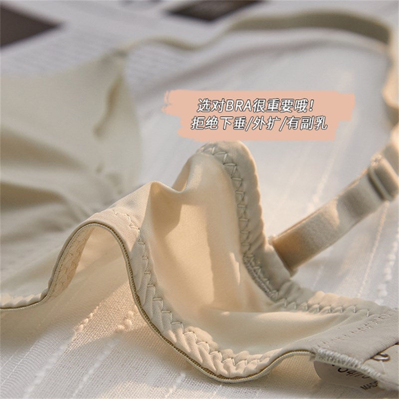 无痕抹胸内衣女小胸聚拢夏季薄款少女高中学生无钢圈防走光文胸罩