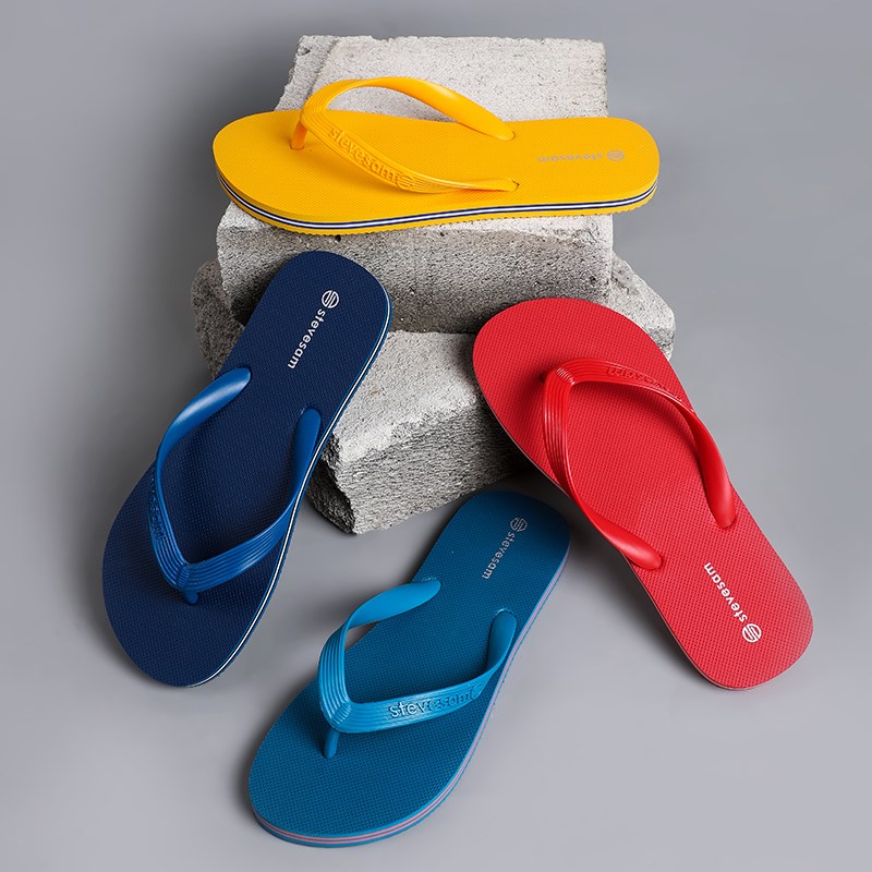 夏季新款男士人字拖外穿防滑防臭沙滩橡胶耐磨夹脚凉拖鞋潮纯黑色