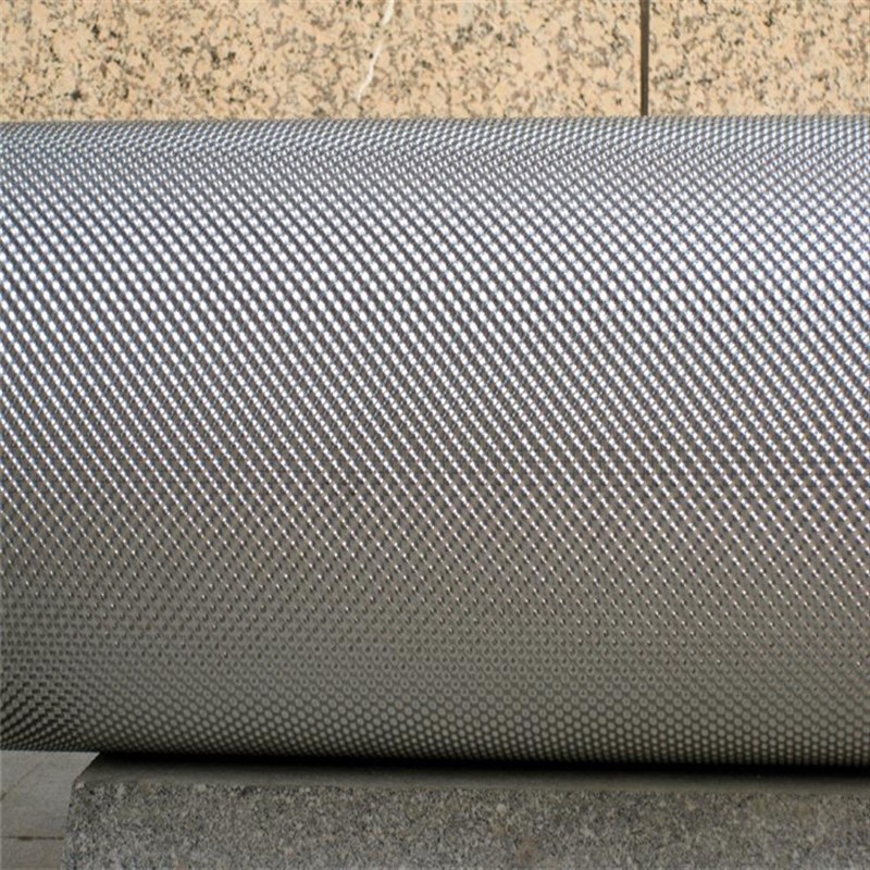 304不锈钢米粒压花纹板0.15mm国六汽车发动机舱排气管铝箔隔热板