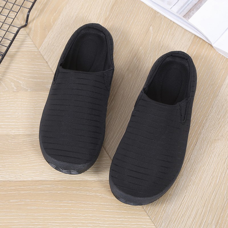 老人防滑拖鞋男式室内居家爸妈凉拖鞋爸爸平底包头半拖鞋爷爷鞋子