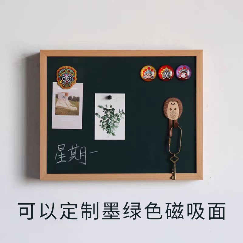 实木强定制电箱盖板磁性黑板电表箱装饰画遮挡配电箱磁吸挂画弱盒