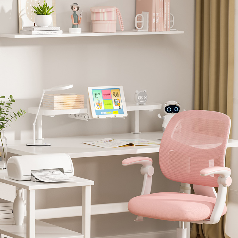 贝肯特适用儿童书桌置物架桌上加高实木收纳阅读架家用桌面书架