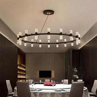 现代新简约客厅吊灯大餐厅灯意式 灯 轻奢厅856茶室高级感202主5款