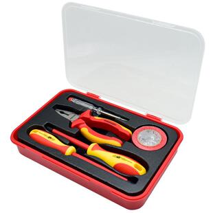 威JHV艾博尔455D05五件V0E绝缘电工工具组套