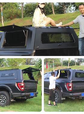 途猛禽公羊坦634rane大皮卡车改装锰钢三g开门高盖带锁r防盗后箱