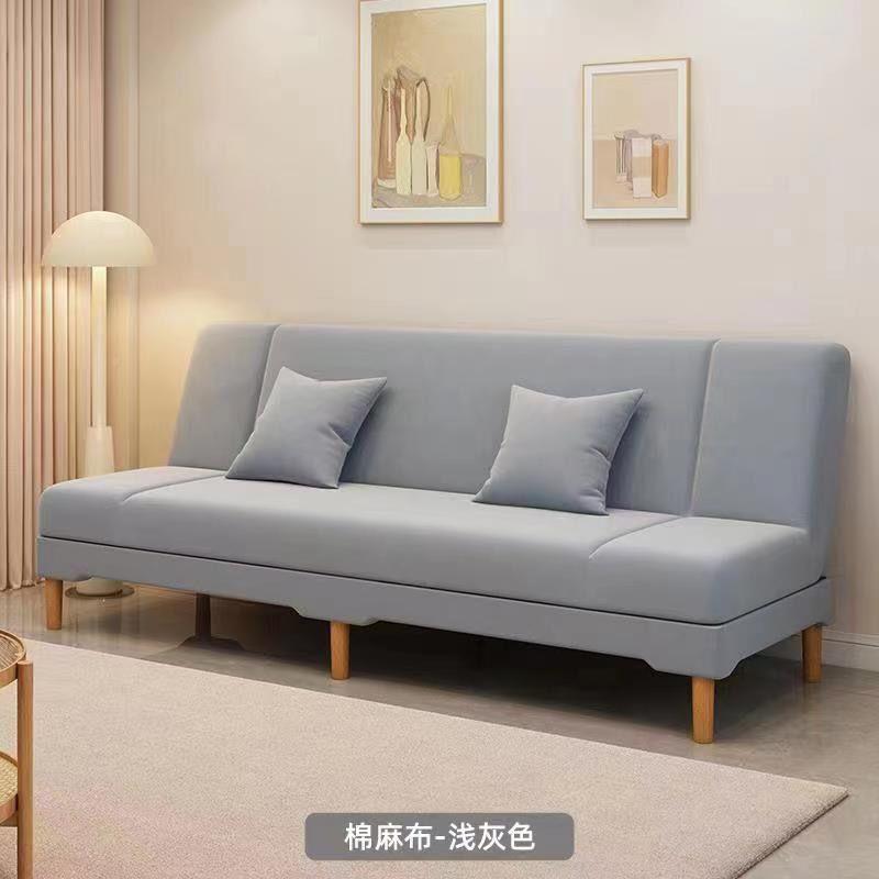 多功能沙发床折叠两用布艺沙发简易单客厅出MRH租房小户折叠懒床