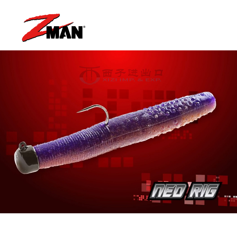 美国Zman专业内德钓组铅头钩Ned路亚黑坑FJINESSE鲈鱼软饵锋利鱼