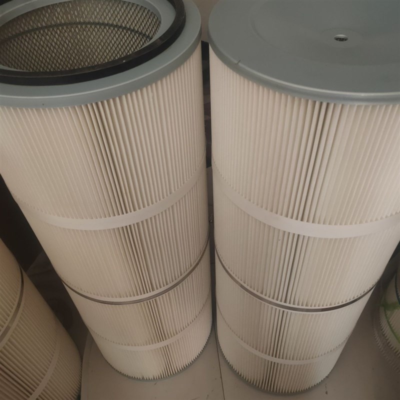 定制工业除尘f滤芯圆筒空气过滤器喷塑滤筒吸尘滤芯过滤滤筒