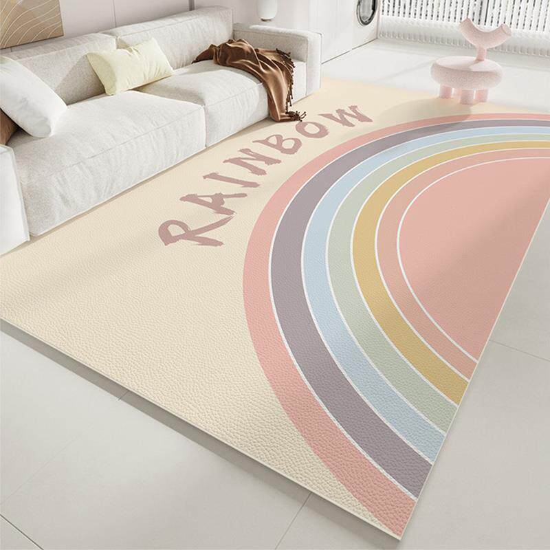 客厅地皮革地垫皮毯耐易打理家用床脏儿边毯防滑地垫革地毯耐脏童