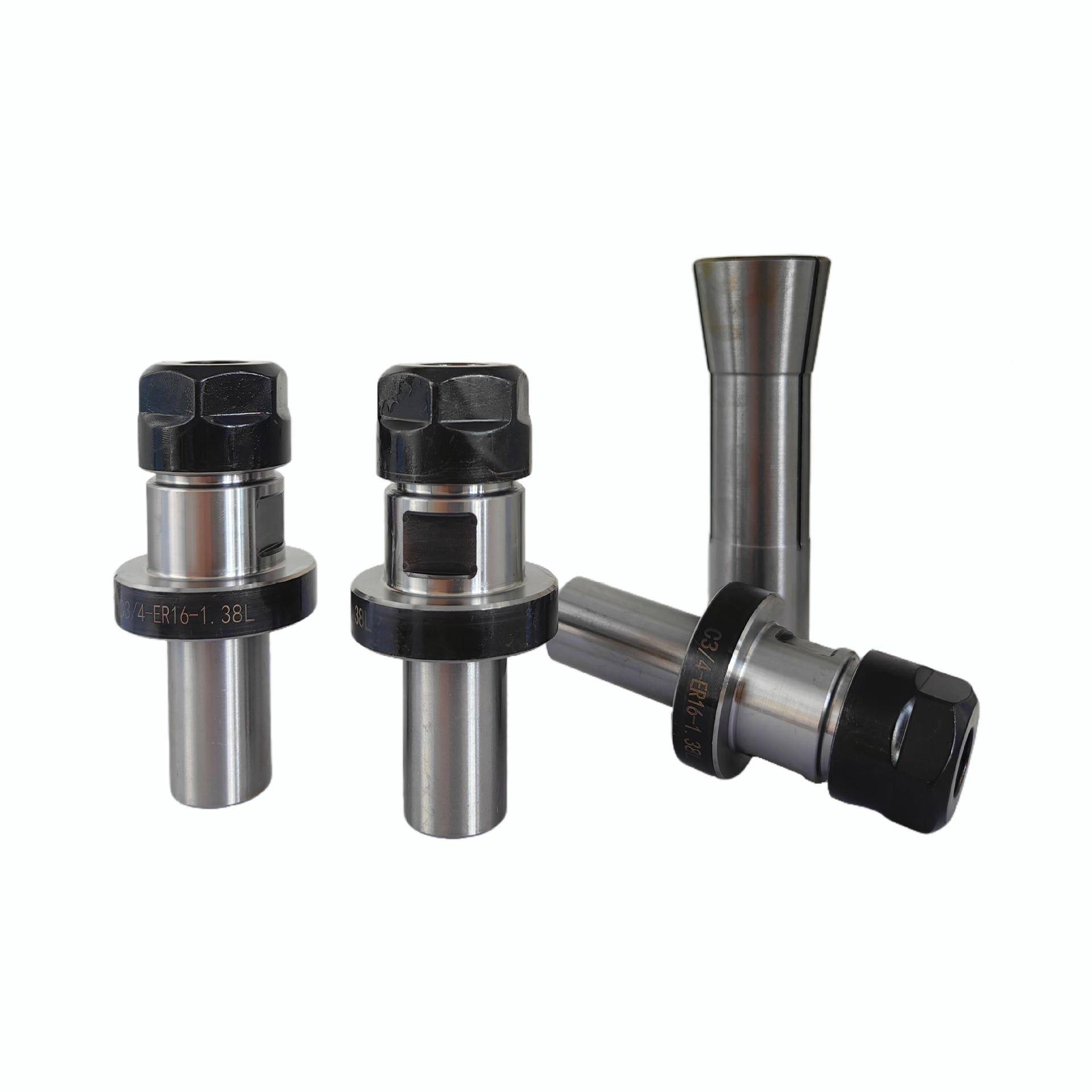 3pcsC3夹/4-E20A-1.C3/4-ER238L拉延长杆R+1pcsR8筒3/4孔径-M12后