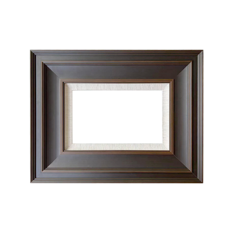 纯实木宽边8厘米油画框定制油画外框装裱4K水彩素描X油画美式复古
