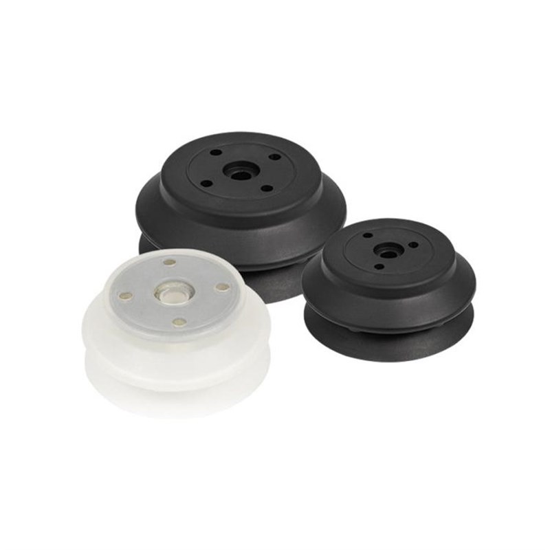 平行带肋真空吸盘MSBN-D13平行吸C盘上隆风琴型真空吸盘MSCN-D25