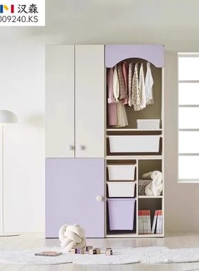 矮柜E0se卧室家用加儿童衣柜森环m汉ns叠可双层保ah女孩实木衣橱