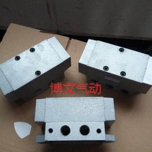 K25D2K-15 气控阀双气控换向阀 4分螺纹G1/2 K25D2K-15 K25K2D-15