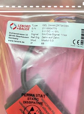 LENORD+BAUER蓝宝编码器L+B GEL2444KZRT3K030现货 电机
