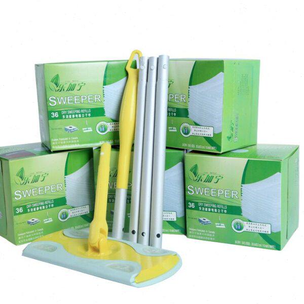 高除尘 包邮系旋转地板拖把除尘专用品   套餐质吸尘静电平板拖把