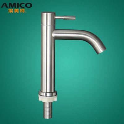 埃美柯304不锈钢单冷面盆龙头ML52家用宾馆服务区公用洗手单水嘴,家装主材,厨卫龙头配件,淘宝优惠券,粉丝福利购,淘宝优惠卷