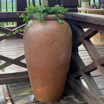 落地大号釉农村无民宿装饰陶罐复古景观老粗陶组合旧土陶花瓶园林