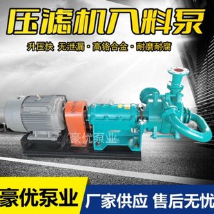 压滤机入料泵洗沙厂入料加压杂质泵100ZJW泥浆泵卧式进料泵喂料泵