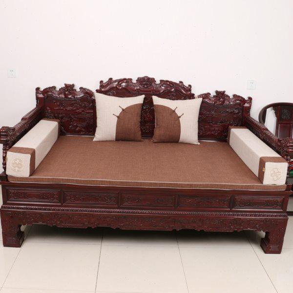 红木沙发坐垫罗汉床垫五件套实木中式沙发座垫飘窗海绵棕垫可定做,居家布艺,沙发垫,淘宝优惠券,粉丝福利购,淘宝优惠卷