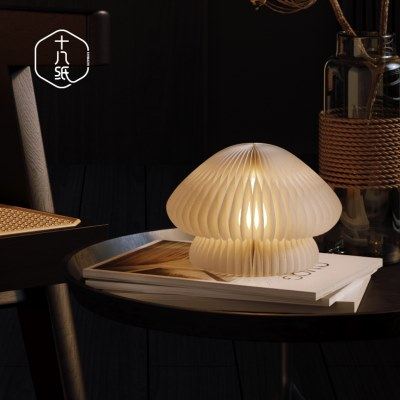 十八纸装饰台灯桌灯卧室睡眠氛围灯床头小夜灯拍照摆件礼物小灯饰,家装灯饰光源,其它灯具灯饰,淘宝优惠券,粉丝福利购,淘宝优惠卷