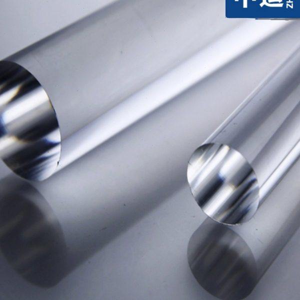 透明亚克力棒圆柱60mm任意切割价加工定做有机玻璃透明圆棒