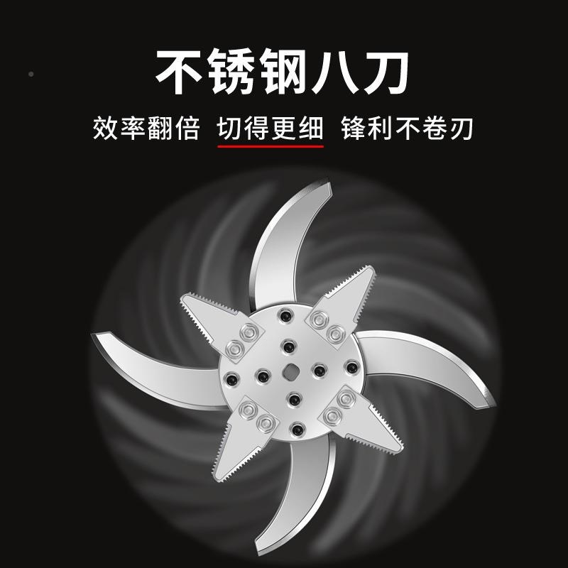 切动草机铡草557机秸秆粉碎电机猪草机小草型R家用牛羊养殖碎机切