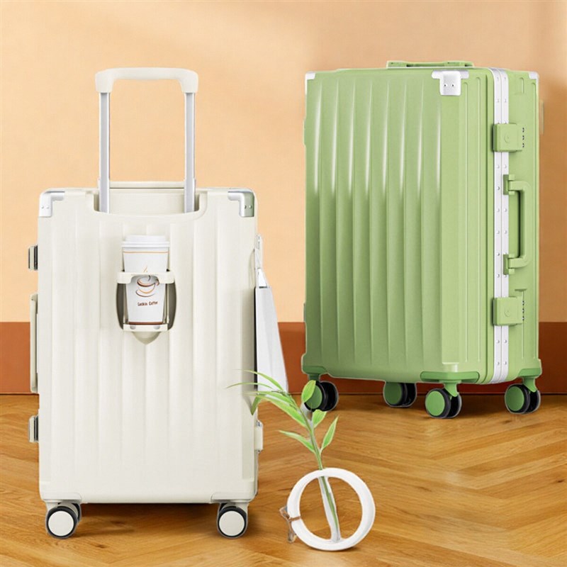 铝框行李箱女2025新款多功能铝框D拉杆箱包男小型登机密码旅行箱