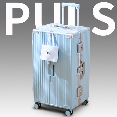 2024新款旅行j箱26大容量拉杆箱28寸男30女留学生可托运铝框行李