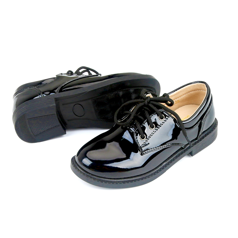 男童黑色皮鞋学生表演鞋春秋款英伦小男孩儿童演出鞋校鞋软底单鞋