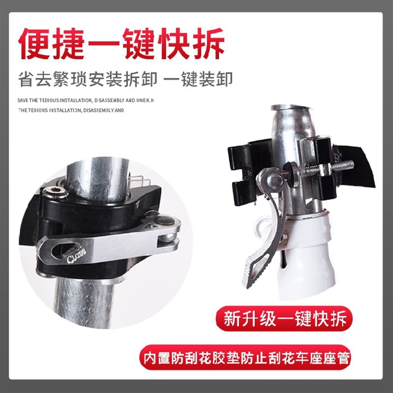 自行车儿童座椅前置电动车宝宝椅折叠车小孩安全坐椅单车婴儿前座