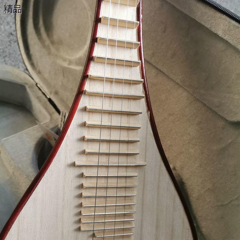 小彼的店骨花柳琴乐器钢品柳琴乐器成人带微调支架椿木