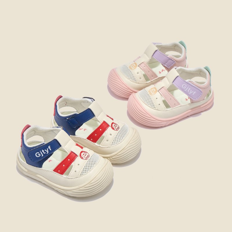 夏季女宝宝凉鞋透气婴儿学步鞋1-3岁机能鞋男小童百搭防滑轻便