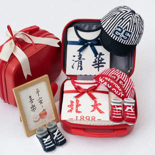 新生婴儿礼盒双胞胎初生满月礼物龙凤胎宝宝百天周岁送礼套装高档