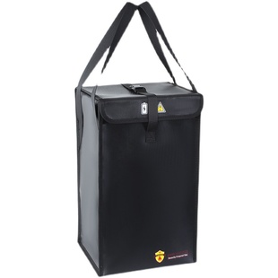 电动车锂电池防爆袋手提收纳包48V60V安全充电箱阻燃耐高温防火盒