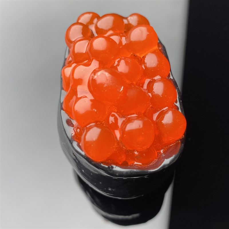 寄居蟹替换壳 三文鱼 鱼子酱 寿司壳 北极贝鳗鱼熟虾 手工替换壳