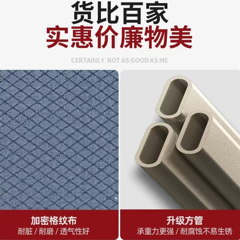 折叠床单人办公室简易床躺陪护行军床坐两用便携躺椅折叠午休睡椅